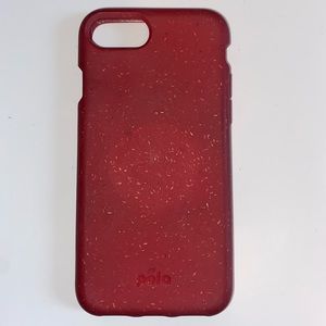 Red Pela Case for iPhone 8